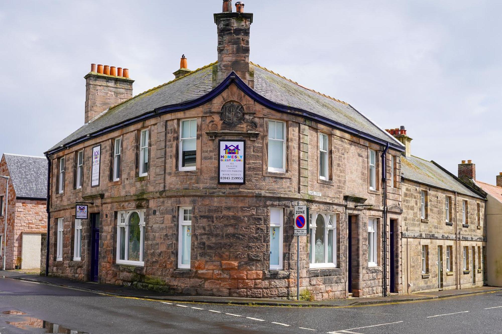Homesly Guest Rooms, Comfortable En-Suite Guest Rooms With Free Parking And Self Check-In Berwick Upon Tweed Esterno foto